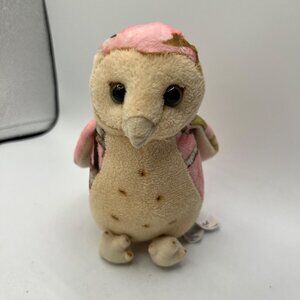 Wildlife Artists pink Owl toy bird plush stuffed animal 6 inch camo wild.